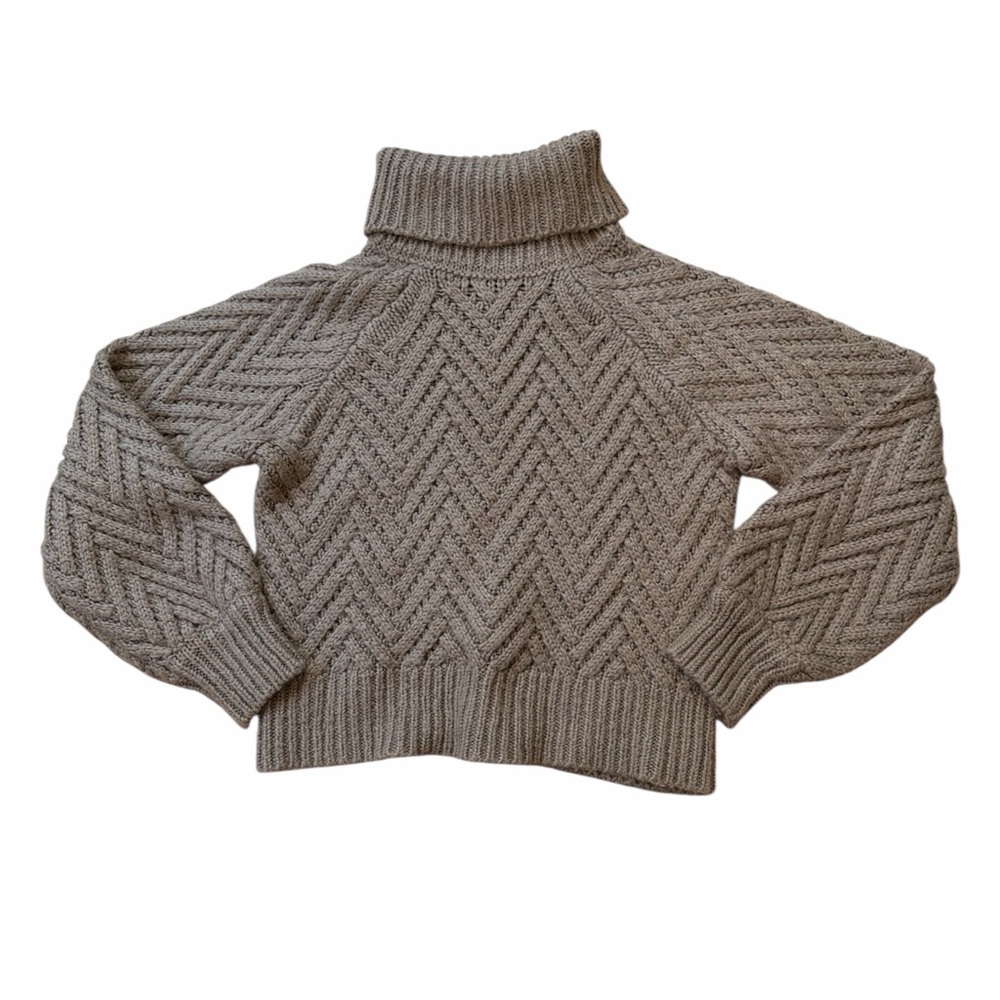 Cliche Brown Turtleneck Sweater